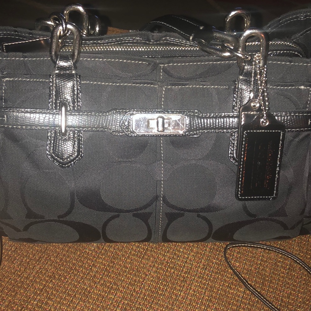 Coach handbag and wristlet